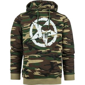 Fostex Hoodie Allied Star-Punisher camo