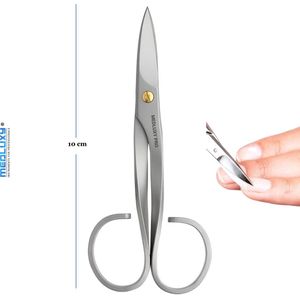 Medluxy - Nagelschaar - RVS - Gebogen blad - Nagelschaartje - Nagelknipper