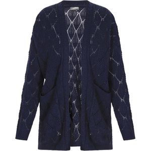 DreiMaster - Comfy Collectie - Gebreid Vest - Open Voorkant - Lange Mouwen