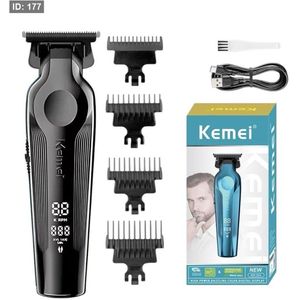 Kemei SMART KM-264 Digitale Haarclipper Scheer tondeuse Set, Sterke Elektrische -Clipper