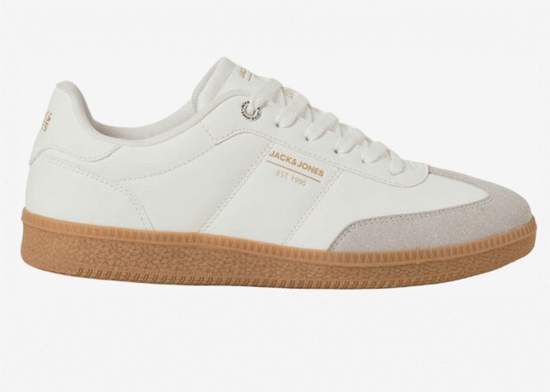 Jack & Jones - JFWREECHER - Sneakers - Wit/beige - Veters