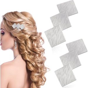 Decoratieve Haarspelden voor Dames - Zilveren Haaraccessoires voor Knoten - Set van 2