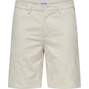 ONLY & SONS ONSMARK 0011 COTTON LINEN SHORTS NOOS Heren Broek - Maat XL