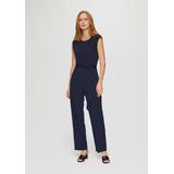 s.Oliver - 2150293 - Jumpsuit - Blauw - Met Ceintuur