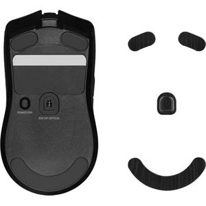 kwmobile muis voeten sticker geschikt voor Razer Viper V2 Pro - Computermuis glijder - Stickers in zwart