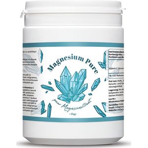 Magnesiumcitraat Poeder - 1kg - Draagt bij aan het normaal functioneren van de spieren - Kala Health