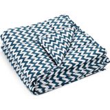 Navaris - Verzwaringsdeken - Grijs - 100% Katoen - 135 x 200 cm - 4,8 kg