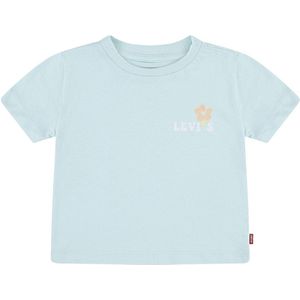 Levi´s ® Kids Ocean Beach T-shirt Met Korte Mouwen Blauw 4 Years Meisjes