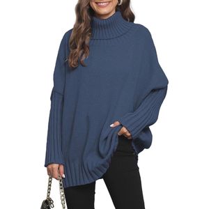 Warme Oversized Wintertrui voor Dames met Rolkragen