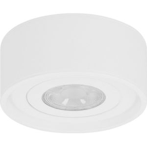 Ledmatters - Opbouwspot Wit - Dimbaar - 5 watt - 570 Lumen - 2700 Kelvin - Warm wit licht - Lichthoek 45 graden - IP65 Badkamerverlichting