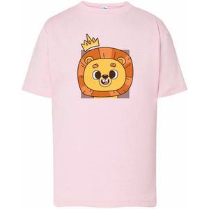 Kids - T-Shirts - Lion 1-Roze-98