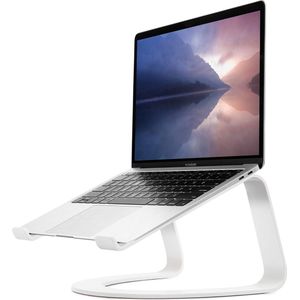 Ergonomische desktop koelstandaard | Twelve South Curve voor MacBooks en Laptops wit