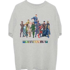 Marvel Eternals - Characters Heren T-shirt - S - Grijs