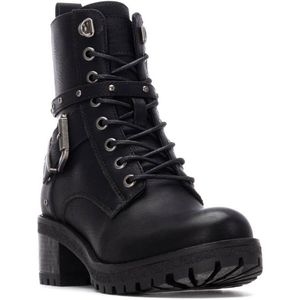 Refresh - 173247 - Enkellaarsjes - Bruin - Ritssluiting - Casual