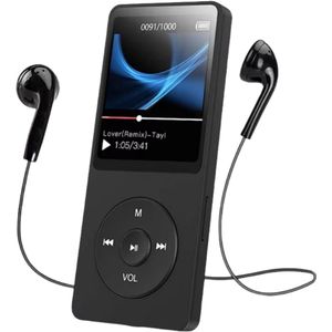 LumiWay Bluetooth HiFi MP3 / MP4 Speler - Tot 128GB Ondersteuning - E Book Reader - Radio - Smart EBook - Incl. 8GB