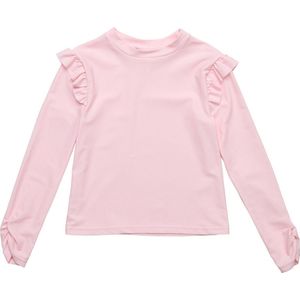 Snapper Rock - UV Rash top voor meisjes - Lange mouw - Ballet - Roze - maat 10 (134-140cm)