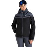 Dare2b - Flurry - Jas - Zwart - Gerecycled Waterdicht en Ademend Stretchmateriaal