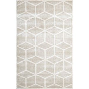 Cosmou Vedette Vloerkleed - 60x90  - Rechthoek - Laagpolig Tapijt - Landelijk - Beige