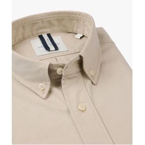 Profuomo - Overhemd Beige Profuomo Lange Mouw Overhemd Beige Ppwh10044