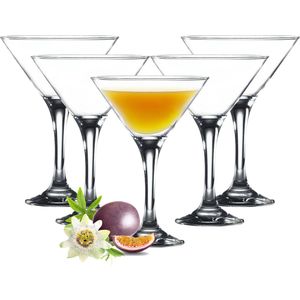 Glasmark Cocktail glazen - 6x - martini - 175 ml - glas - martini glazen