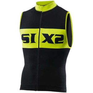 Sixs Luxury Mouwloos Fietstrui Zwart S Man