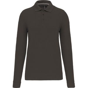 WK. Designed To Work Polo lange mouwen WK276 - Dark Grey - XL