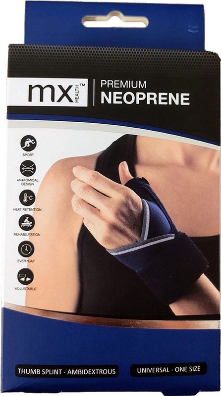 Mx Health - Thumb Brace - Bandage - Neopreen - Universeel