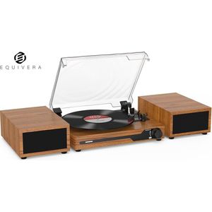 Equivera Platenspeler met Speakers - Platenspeler - Platenspelers - Plantenspeler met Boxen