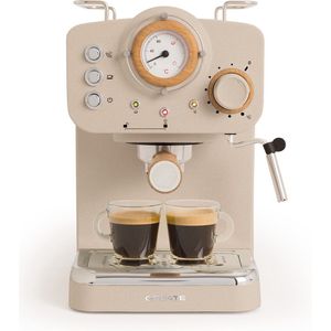 CREATE - Express Koffiemachine - Gemalen koffie - Espresso - Cappuchino - Machiato - Americano - THERA RETRO
