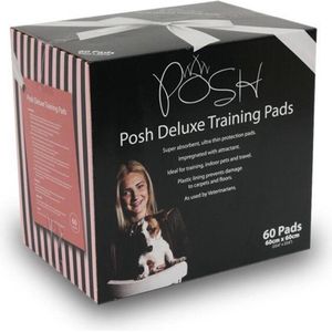 Easypets - Posh De Luxe - Puppy Pads - Antraciet - 60 x 60 cm - 60 stuks