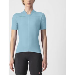 Castelli Fietsshirt Korte Mouwen Dames Turquoise - ANIMA 3 JERSEY LIGHT ACQUA ARUBA BLUE