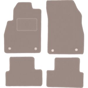 Beige velours matten voor: Opel Cascada cabrio (2012-)