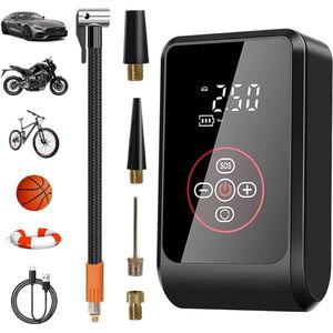 White-Label® Autobanden Pomp - Elektrische Fietspomp - Compressor - Luchtcompressor