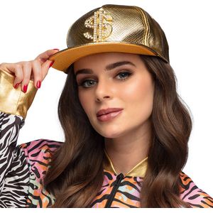 Boland - Pet Money maker goud Goud - 56-61 - Volwassenen - Unisex - 90's - Old School - Festival - Carnaval