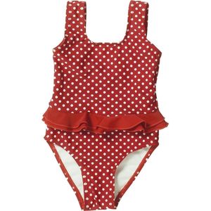 Playshoes badpak rood witte stippen 98/104