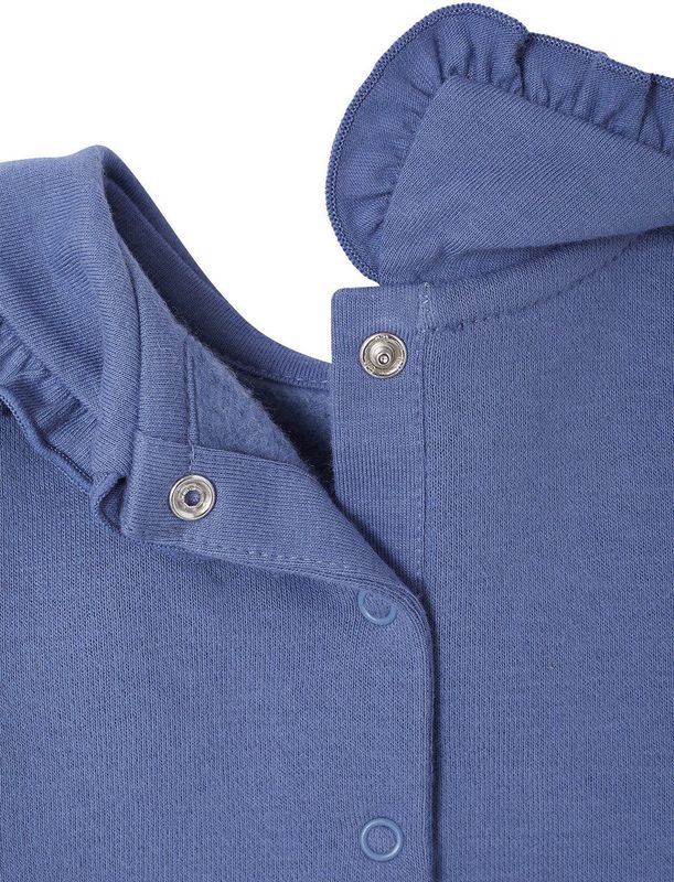 Vertbaudet - Sweater - Denim Effect - Voor Pasgeborenen - Fleece