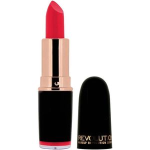 Makeup Revolution Iconic Pro Lipstick - Not in Love - Lippenstift - Roze/Rood
