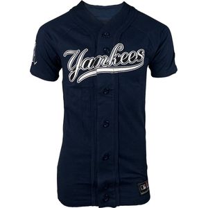 Majestic Heeley Players Jersey Blauw Nacht XS New York Yankees