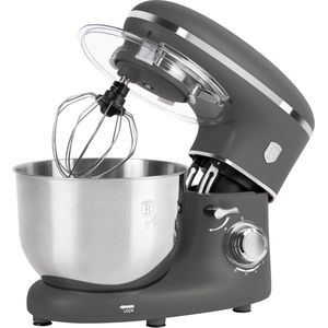 Berlinger Haus Keukenmachine - 1300W - Keukenrobot - Keukenmixer met RVS Mengkom - 6L - Antraciet