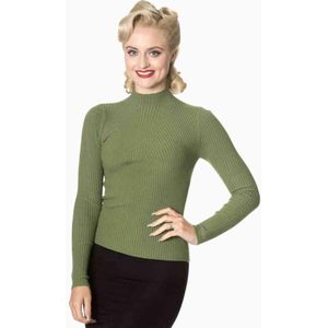 Dancing Days - LETS TANGO POLO Longsleeve top - L - Groen