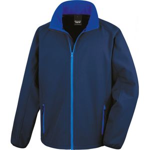 Result Printable Soft Shell Jacket RT231 - Navy/Royal - XL