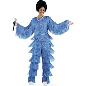 Jaren 80 & 90 Kostuum | Daverend Diana Roos Disco Jaren 70 | Vrouw | Maat 42 | Carnavalskleding | Verkleedkleding