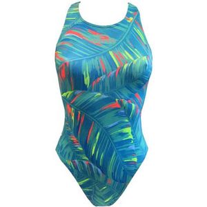 Turbo - Banano - Dames Zwempak - Zwart - 1-delig - Chloor- en UV-bestendig