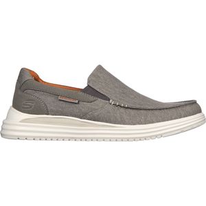 Skechers - Bewezen - Loafers - Taupe - Doek - Casual Moc Teen Loafer