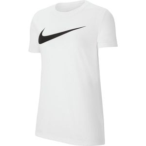 Nike Nike Park20 Dry Sportshirt - Maat XS  - Vrouwen - wit - zwart