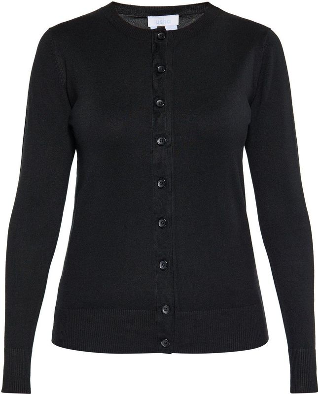 usha - BLUE LABEL - Gebreid Vest - Zwart