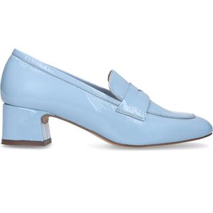 Manfield - Dames - Blauwe lakleren pumps - Maat 41