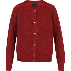 DreiMaster Klassik Gebreid vest  donkerrood