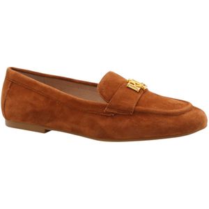Lauren Ralph Lauren - AVERI III - Damesloafers - Echt Leer - Zwart