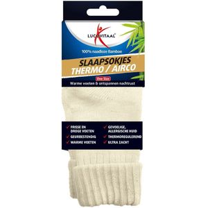 Lucovitaal Bamboe Slaapsokjes - One Size - 1 paar